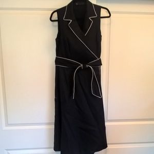 Tailored Linen wrap dress